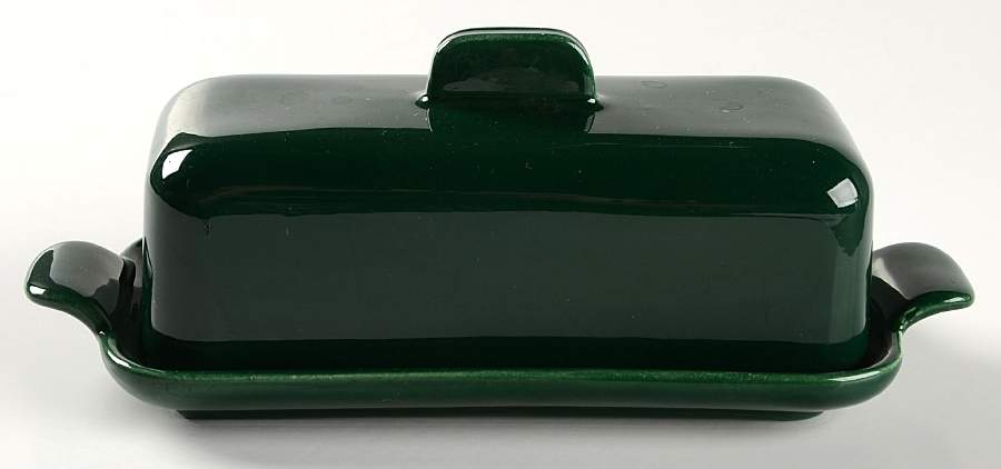 Tiempo Olive Green (Dark Green) 1/4 Lb Covered Butter by Franciscan-1