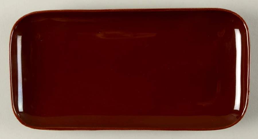 Tiempo Terra Cotta (Hot Chocolate) Relish/Gravy Underplate by Franciscan-1
