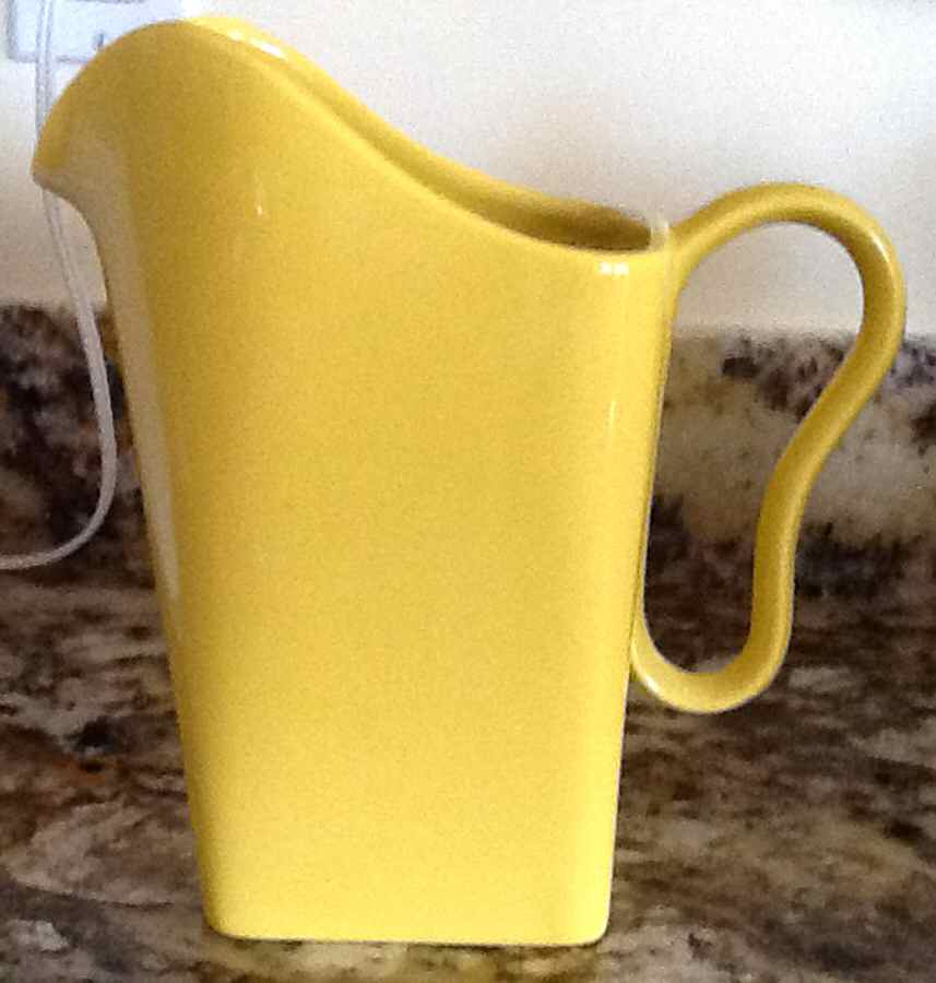 Tiempo Yellow (Mustard) 40 Oz Pitcher by Franciscan-1