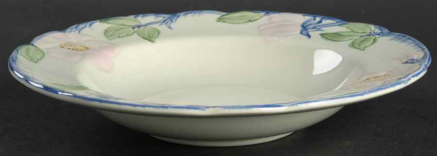 Twilight Rose Rim Soup Bowl by Franciscan-1