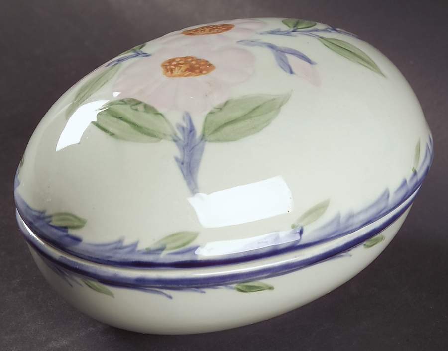 Twilight Rose Large Egg Box & Lid by Franciscan-1