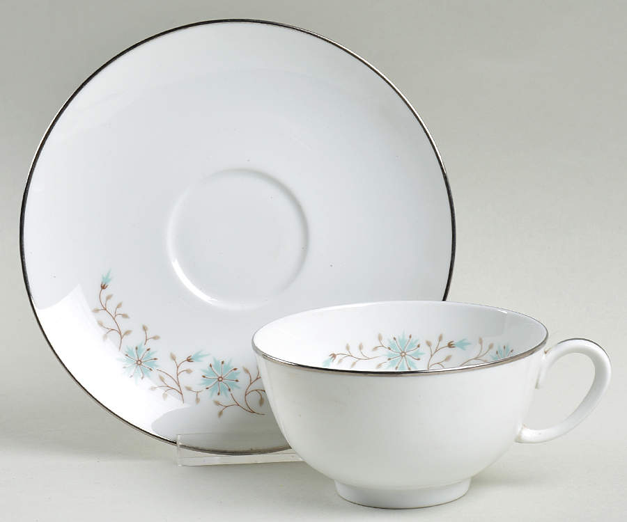 Valencia Footed Cup & Saucer Set by Franciscan-1