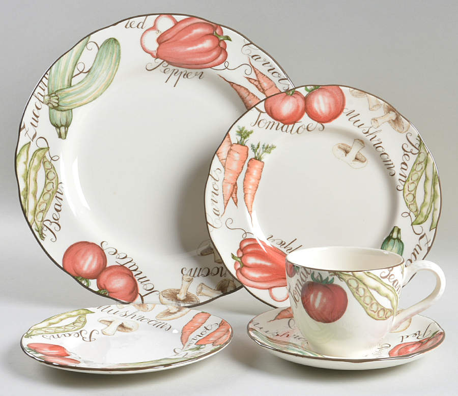 Vegetable Medley 5 Piece Place Setting by Franciscan-1