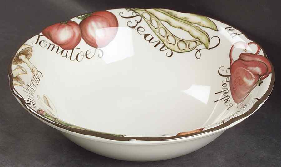 Vegetable Medley 8" Round Vegetable Bowl by Franciscan-1