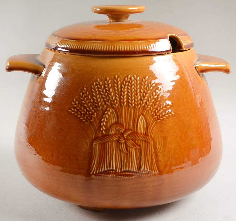 Wheat Golden Brown (Harvest) Tureen &  Lid by Franciscan-1