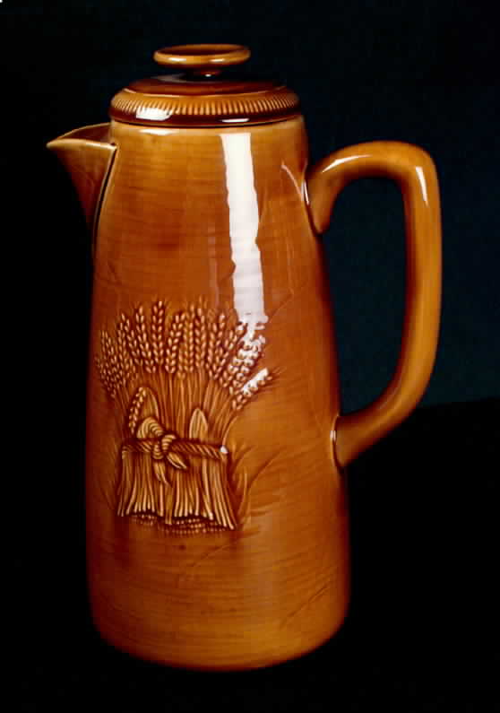 Wheat Golden Brown (Harvest) Coffee Pot & Lid by Franciscan-1