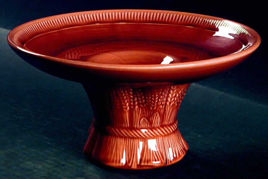 Wheat Golden Brown (Harvest) Round Compote (Height X Width) by Franciscan-1