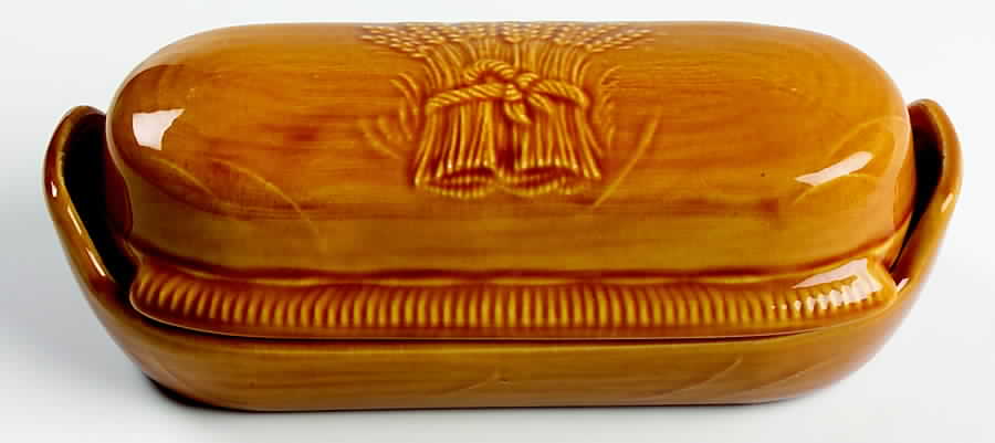 Wheat Golden Brown (Harvest) 1/4 Lb Covered Butter by Franciscan-1