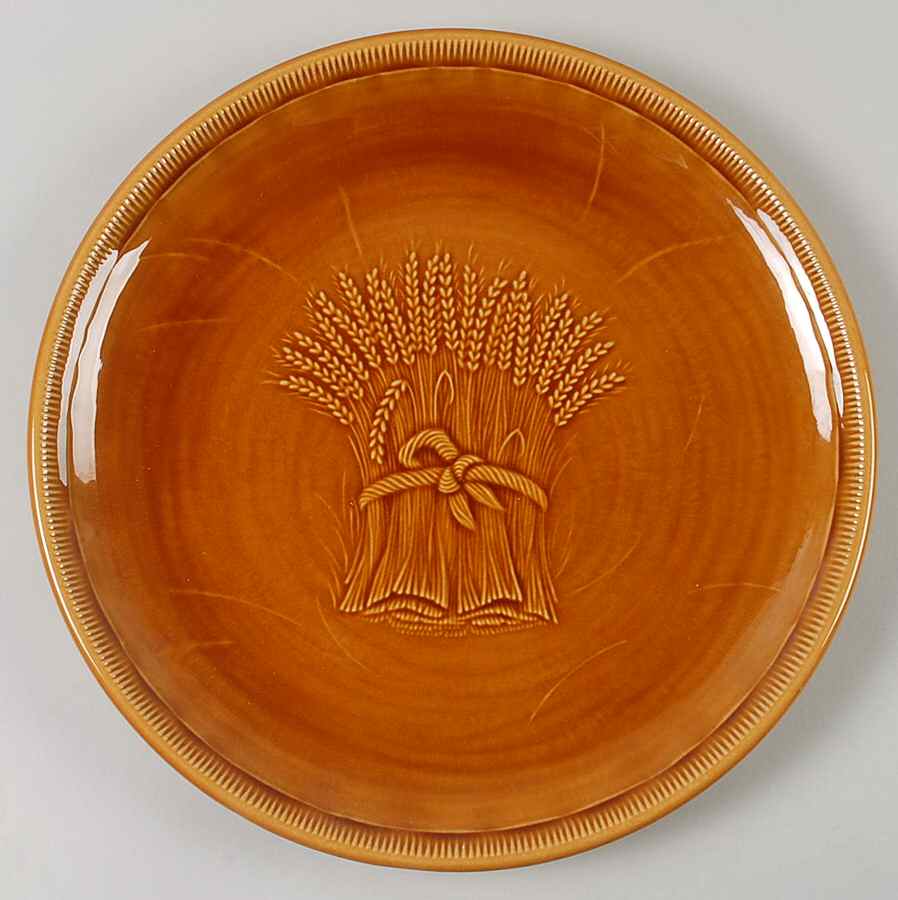 Wheat Golden Brown (Harvest) 13" Chop Plate (Round Platter) by Franciscan-1