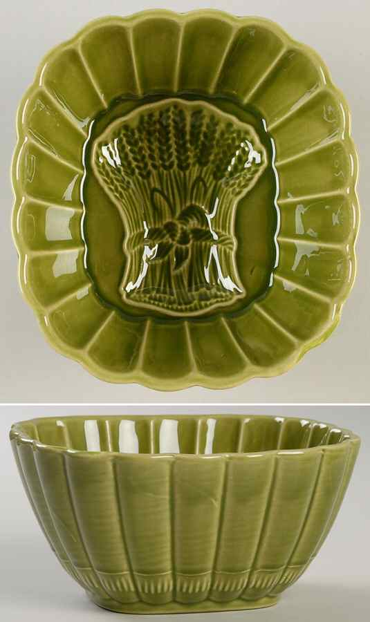 Wheat Green (Winter Green) Jello Mold by Franciscan-1