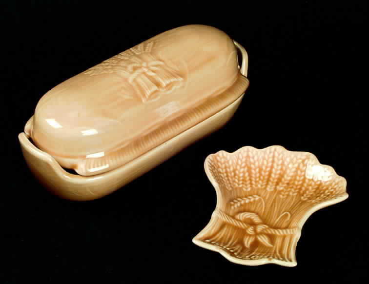 Wheat Light Gold (Summer Tan) 1/4 Lb Covered Butter by Franciscan-1