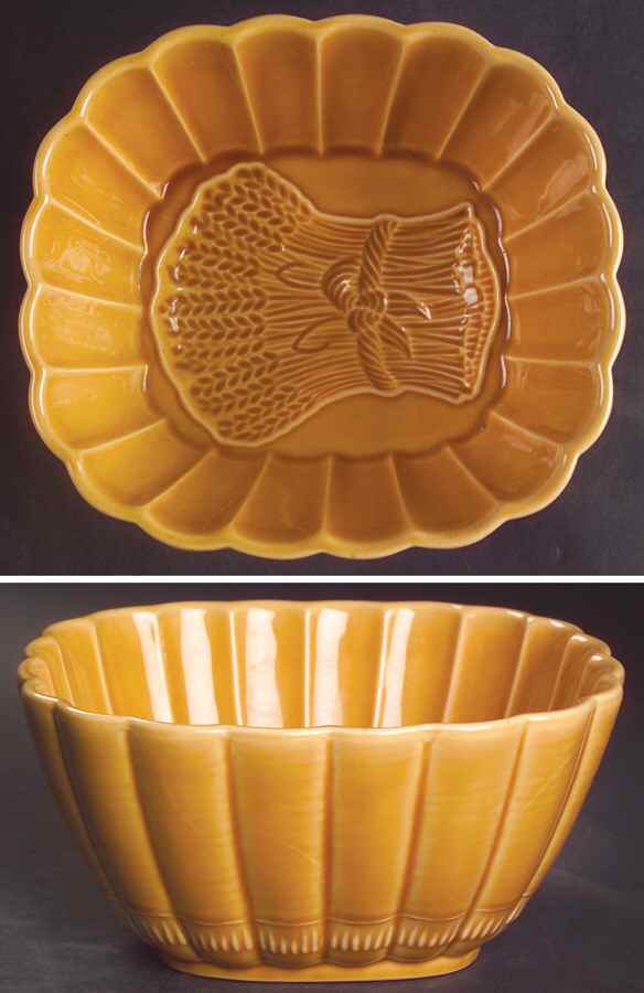 Wheat Light Gold (Summer Tan) Jello Mold by Franciscan-1