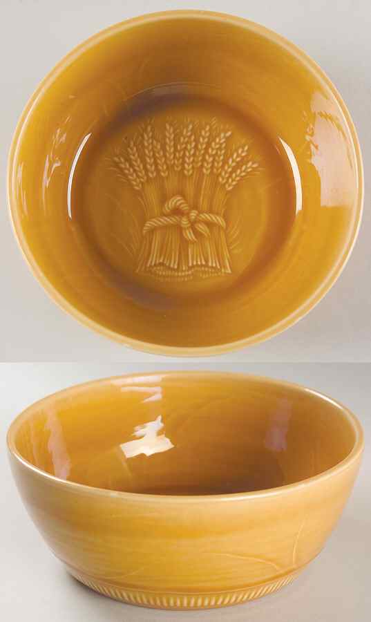 Wheat Light Gold (Summer Tan) Coupe Cereal Bowl by Franciscan-1