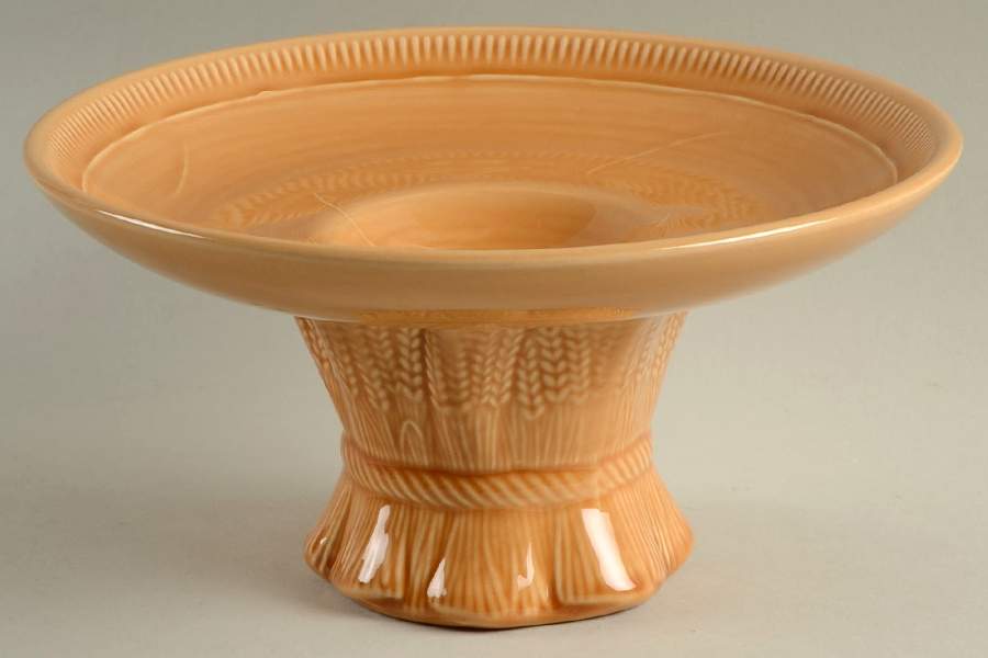 Wheat Light Gold (Summer Tan) Round Compote (Height X Width) by Franciscan-1