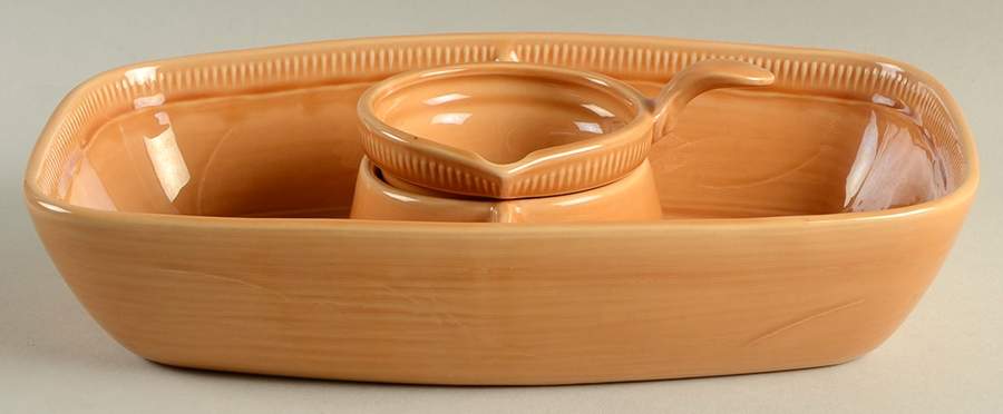 Wheat Light Gold (Summer Tan) (2 Piece) Chip & Dip Set by Franciscan-1