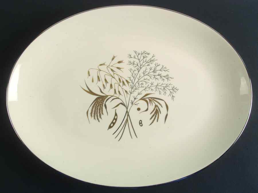 Winter Bouquet 16" Oval Serving Platter by Franciscan-1