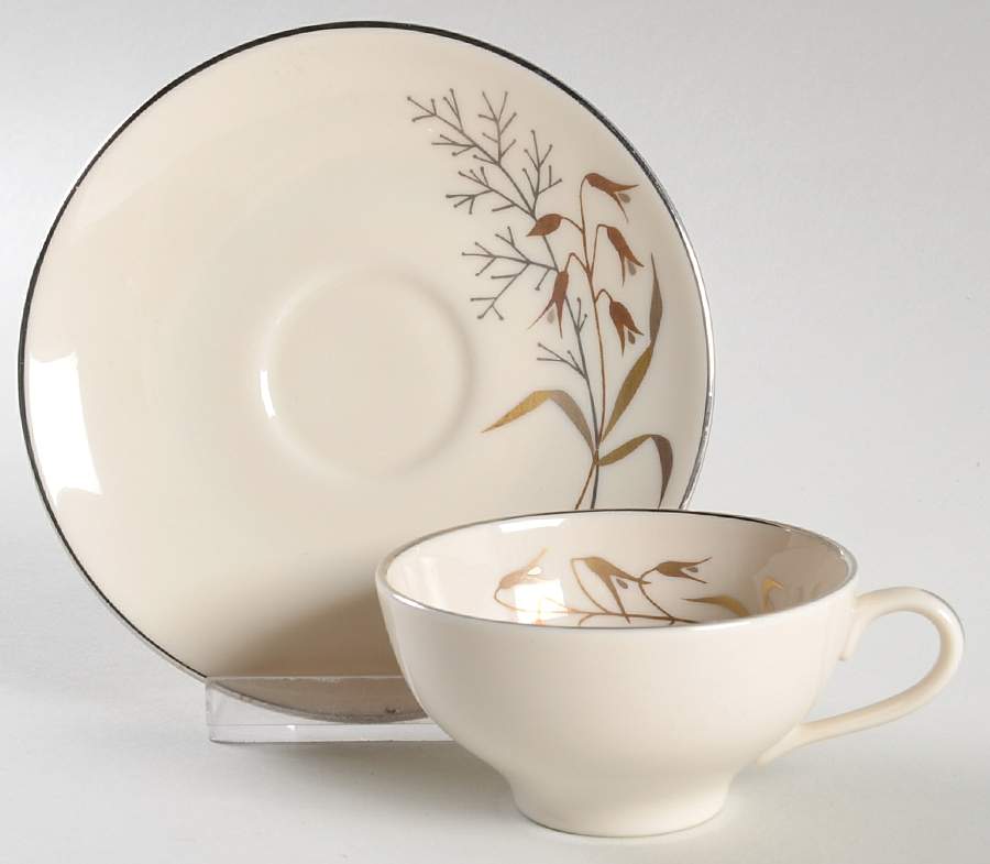 Winter Bouquet Flat Demitasse Cup & Saucer Set by Franciscan-1