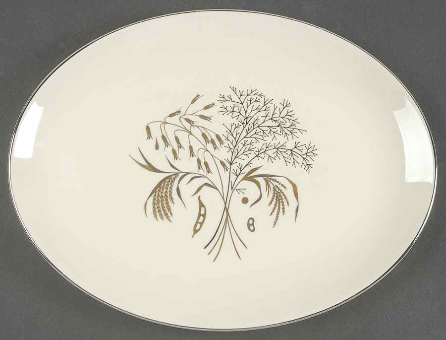 Winter Bouquet 12" Oval Serving Platter by Franciscan-1