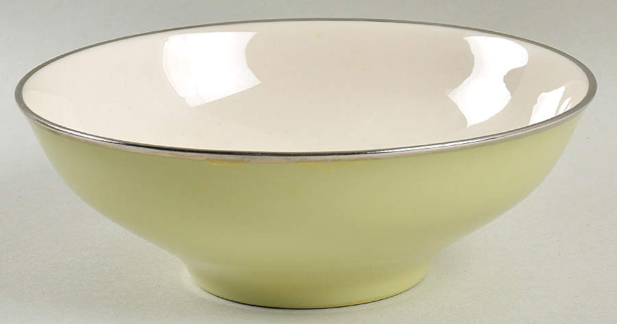 Willow Green (Platinum Trim) Coupe Cereal Bowl by Franciscan-1