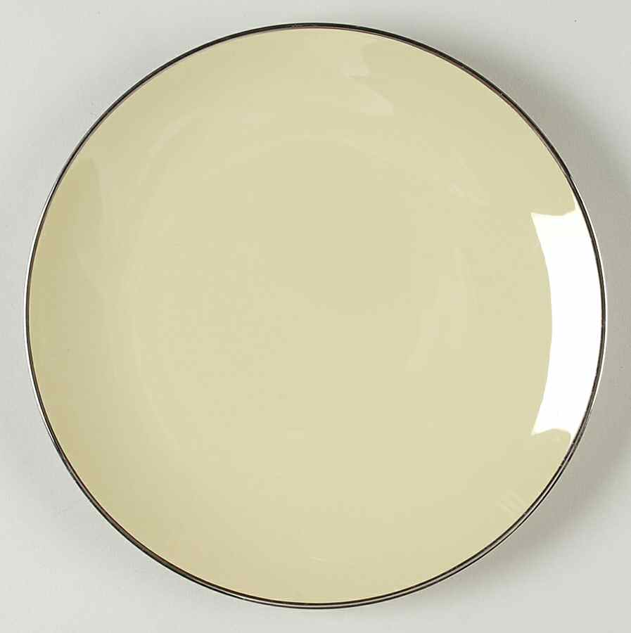 Willow Green (Platinum Trim) Salad Plate by Franciscan-1