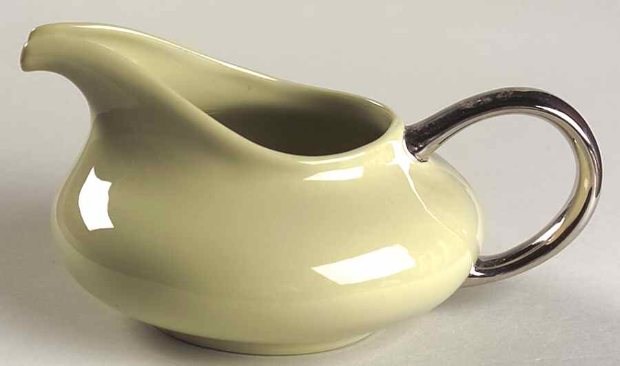 Willow Green (Platinum Trim) Creamer by Franciscan-1