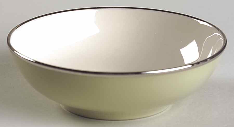 Willow Green (Platinum Trim) Fruit/Dessert (Sauce) Bowl by Franciscan-1