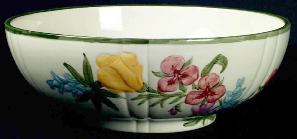Wildflower 10" Large Salad Serving Bowl by Franciscan-1