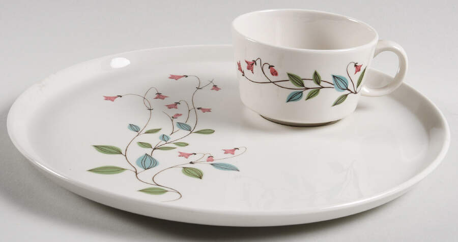 Winsome Snack Plate & Cup Set by Franciscan-1