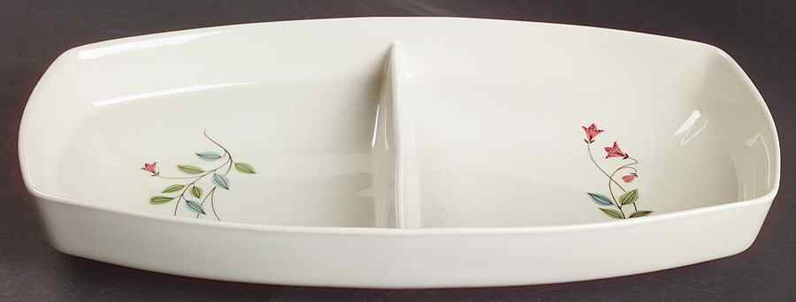 Winsome 10" Oval Divided Vegetable Bowl by Franciscan-1