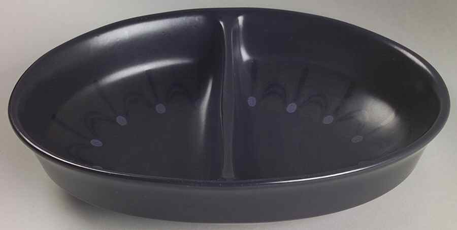 Zanzibar 10" Oval Divided Vegetable Bowl by Franciscan-1