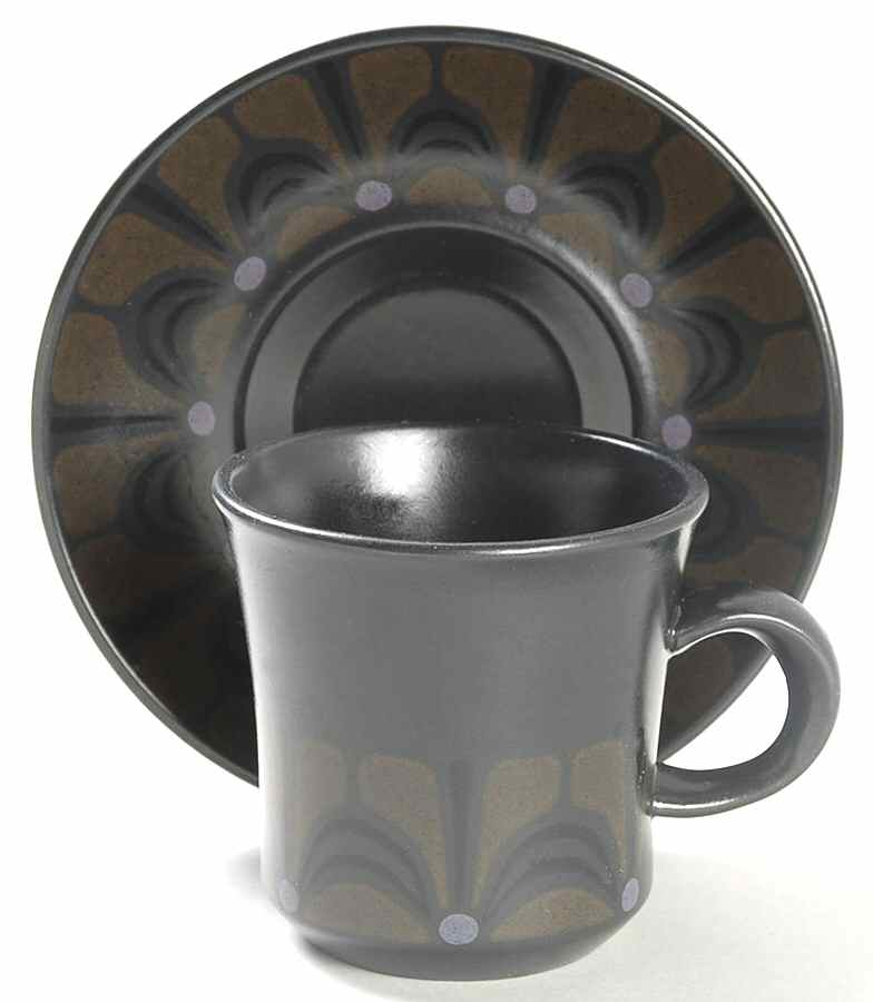 Zanzibar Flat Cup & Saucer Set by Franciscan-1