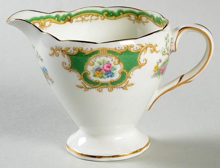 Broadway Green Creamer by Foley-1