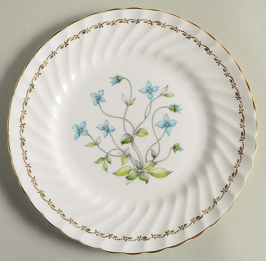 Periwinkle Dessert/Pie Plate by Foley-1