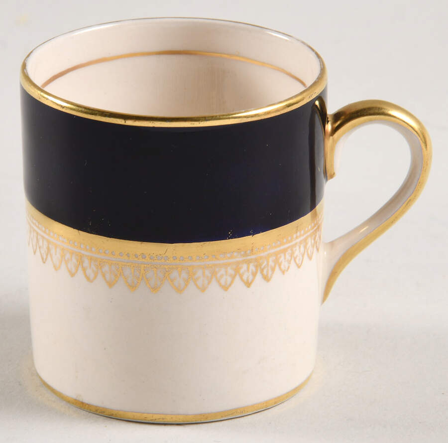 5973 Cobalt (Smooth) Flat Demitasse Cup by Fondeville-1