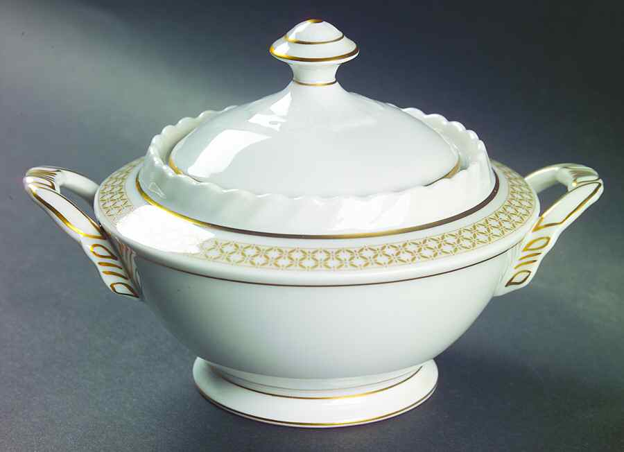 Ambassador Sugar Bowl & Lid by Franconia-Krautheim & Adelburg-1