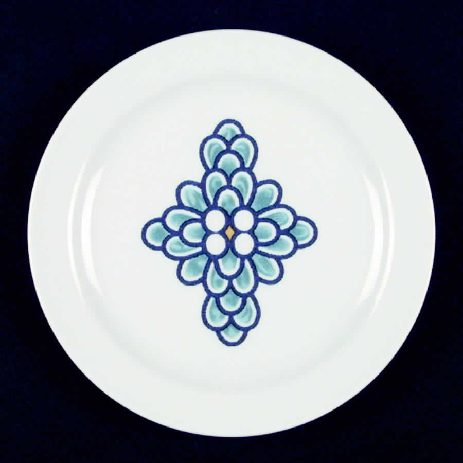 Azure Salad Plate by Franconia-Krautheim & Adelburg-1