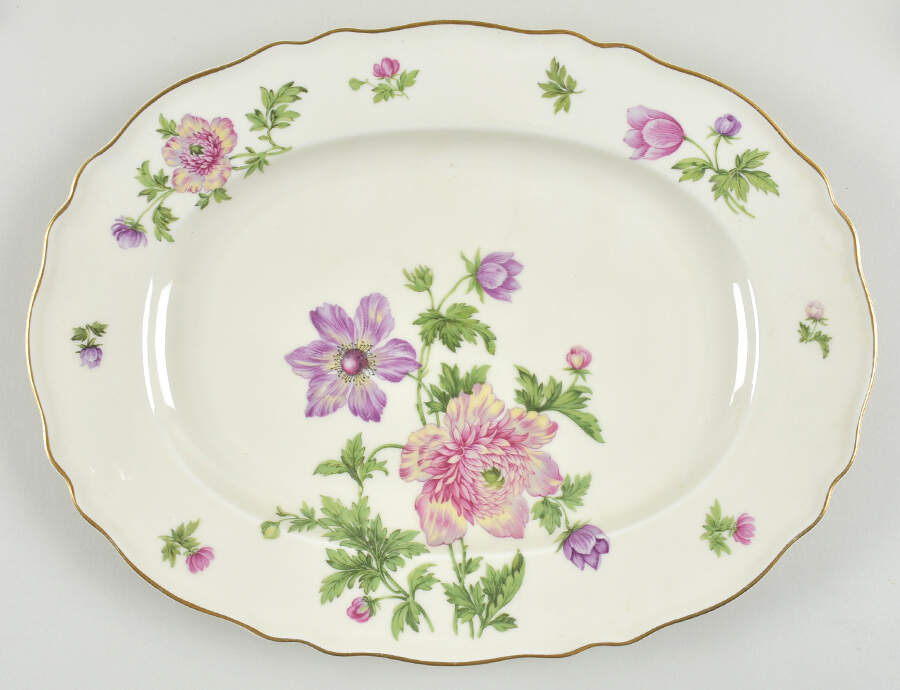 Barbara 13" Oval Serving Platter by Franconia-Krautheim & Adelburg-1