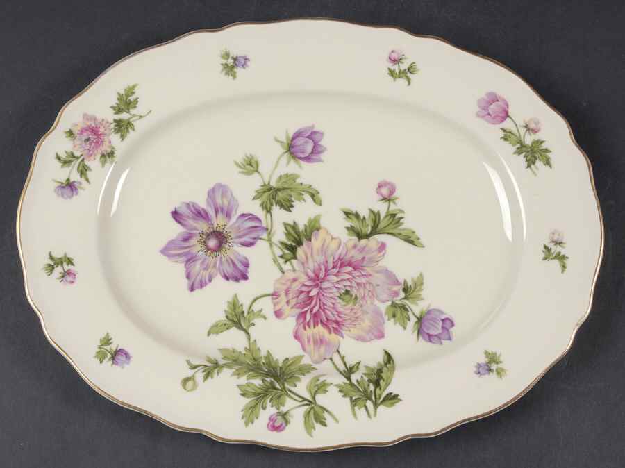 Barbara 12" Oval Serving Platter by Franconia-Krautheim & Adelburg-1