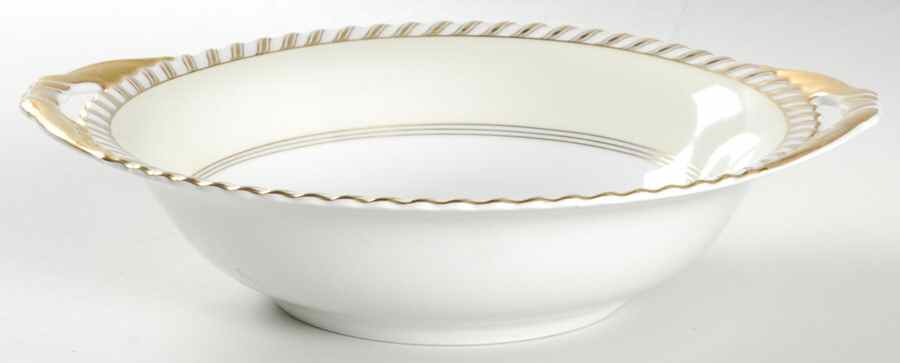 Baronial (White Center) 10" Round Vegetable Bowl by Franconia-Krautheim & Adelburg-1