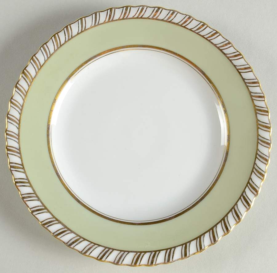Celadonia Green Bread & Butter Plate by Franconia-Krautheim & Adelburg-1