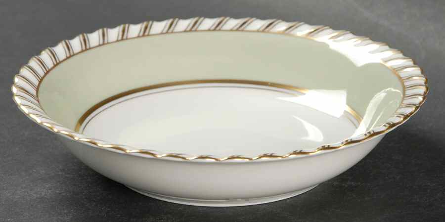 Celadonia Green Fruit/Dessert (Sauce) Bowl by Franconia-Krautheim & Adelburg-1