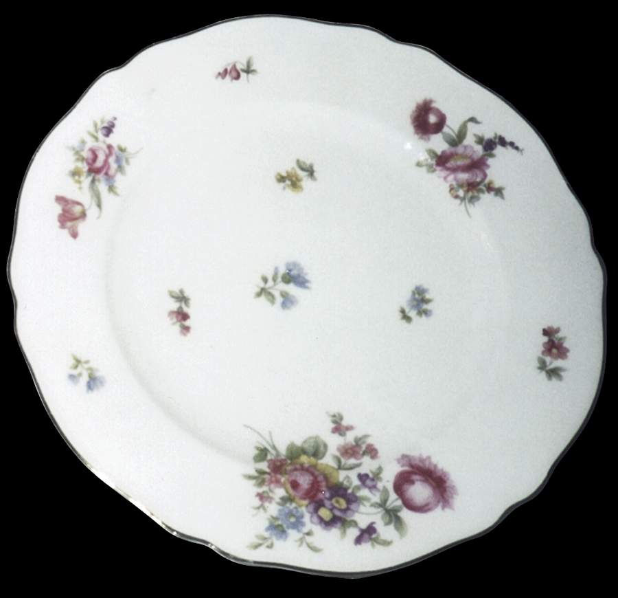 Floria (White Background) Dinner Plate by Franconia-Krautheim & Adelburg-1