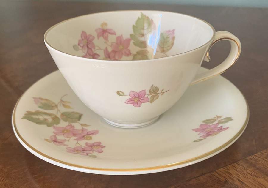 FR56 Flat Cup & Saucer Set by Franconia-Krautheim & Adelburg-1