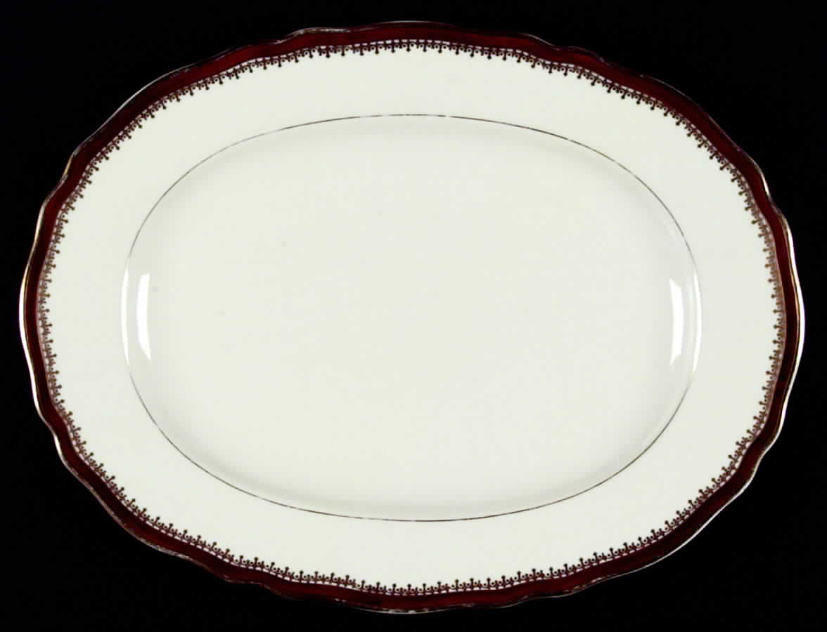 FR58 11" Oval Serving Platter by Franconia-Krautheim & Adelburg-1
