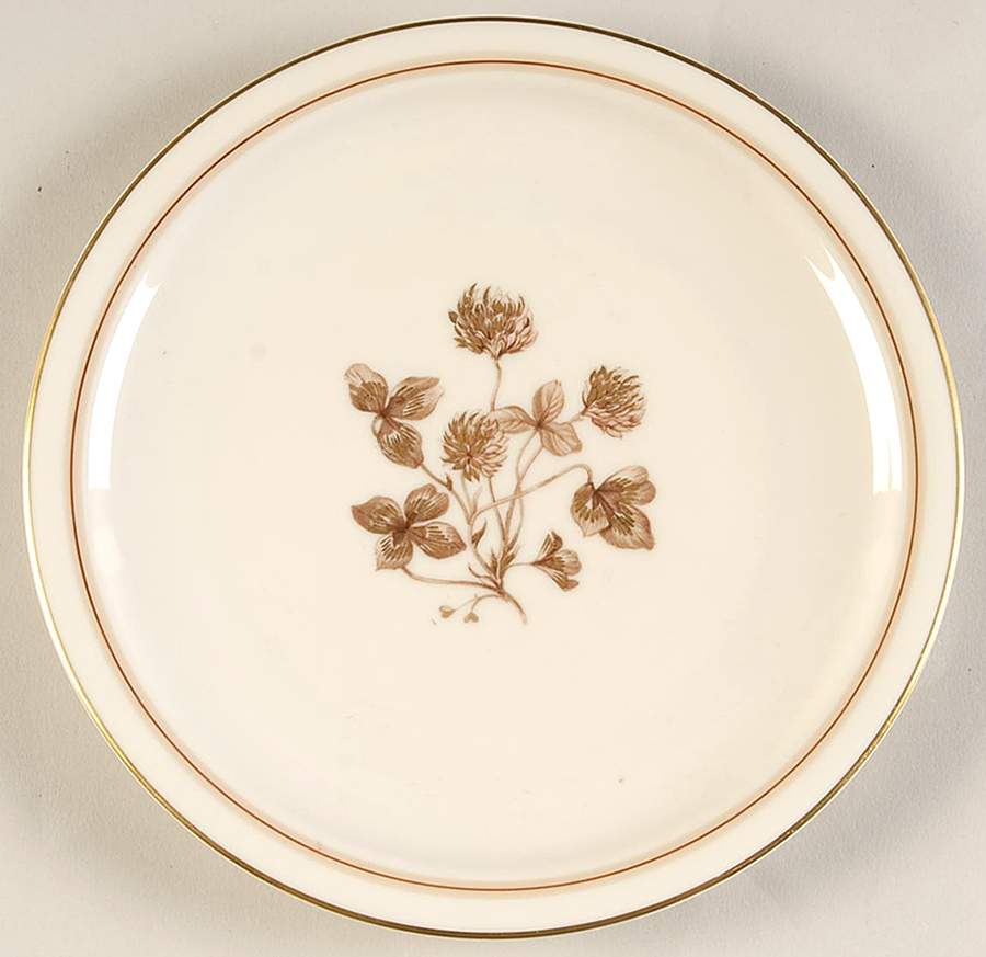 Golden Clover Salad Plate by Franconia-Krautheim & Adelburg-1