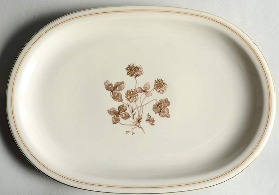 Golden Clover 14" Oval Serving Platter by Franconia-Krautheim & Adelburg-1
