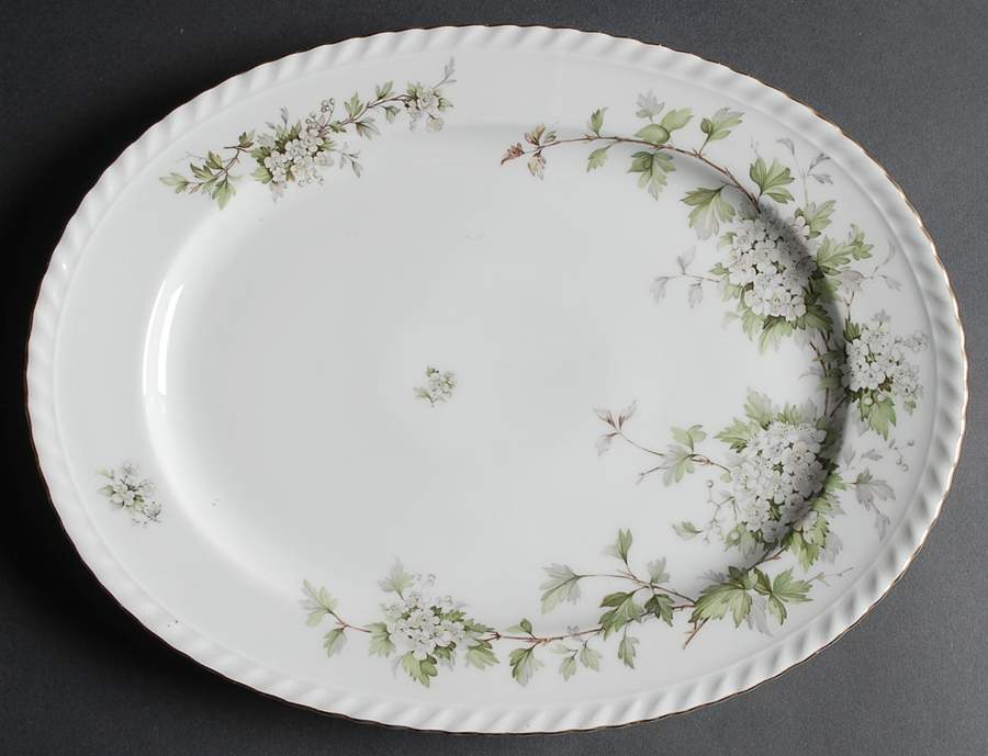 Hawthorn 13" Oval Serving Platter by Franconia-Krautheim & Adelburg-1