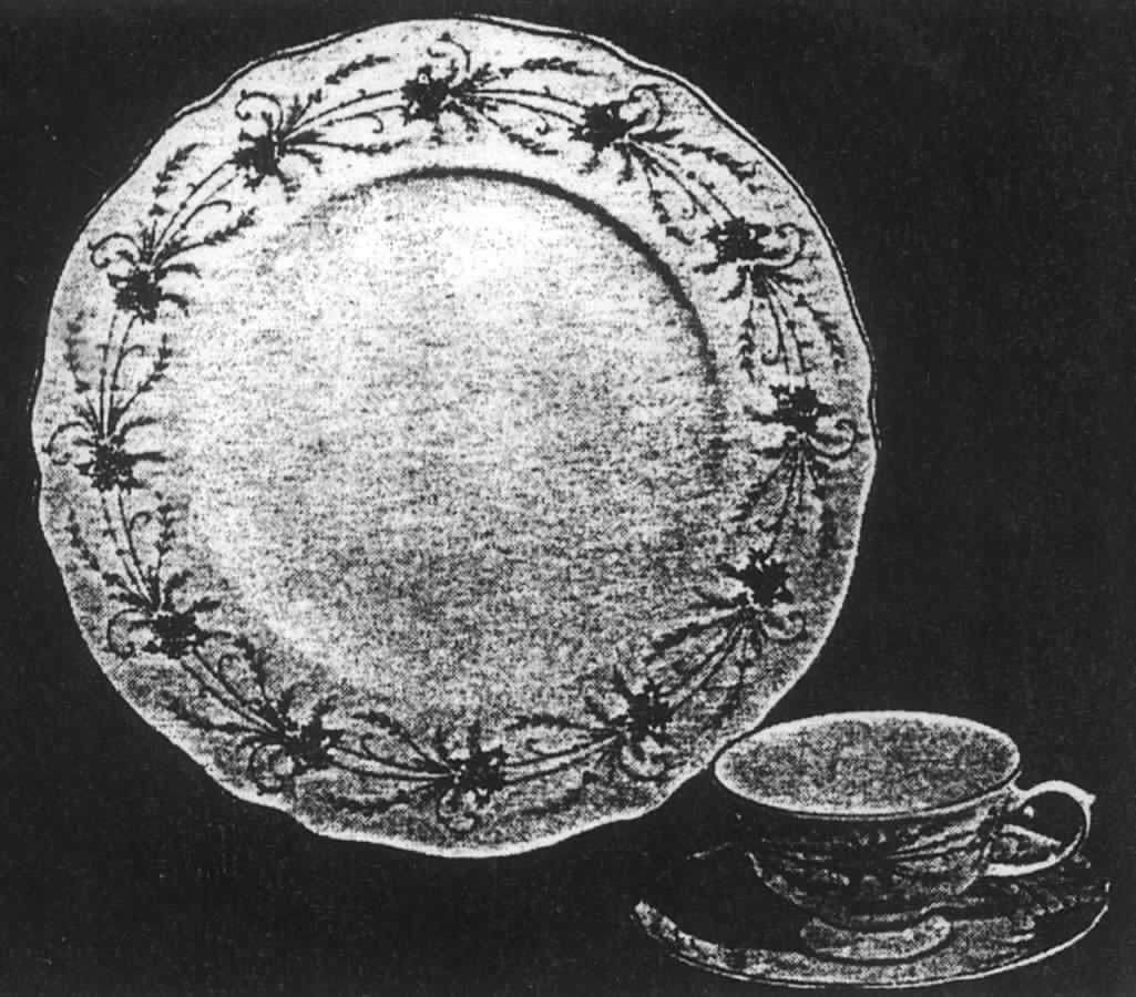La Comtesse Dinner Plate by Franconia-Krautheim & Adelburg-1