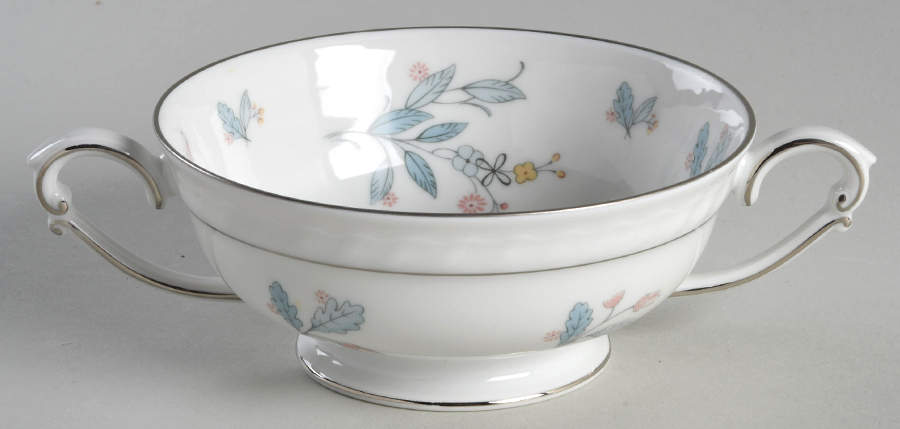 Laurel Oak Footed Cream Soup Bowl by Franconia-Krautheim & Adelburg-1