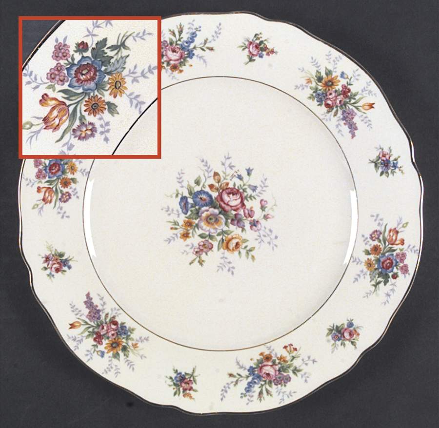 Lucia Dinner Plate by Franconia-Krautheim & Adelburg-1